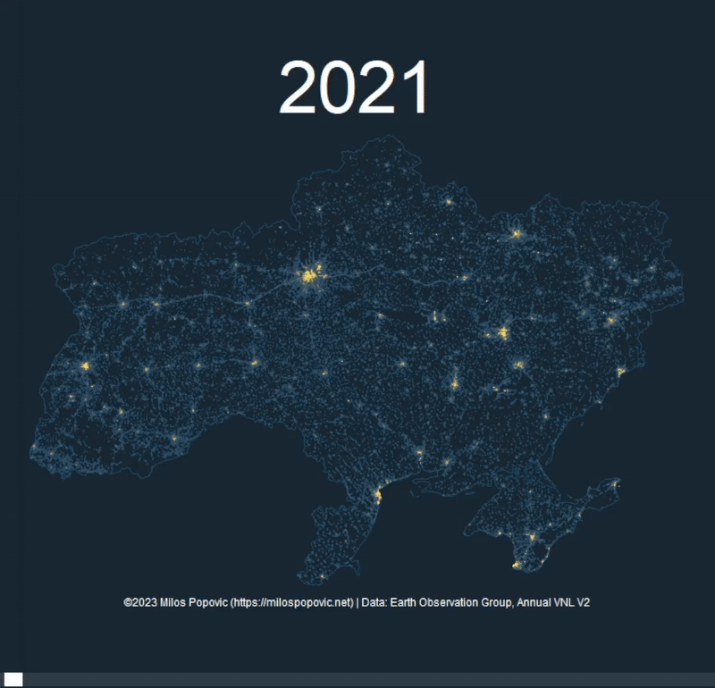 Nightlight in Ukraine (2021)